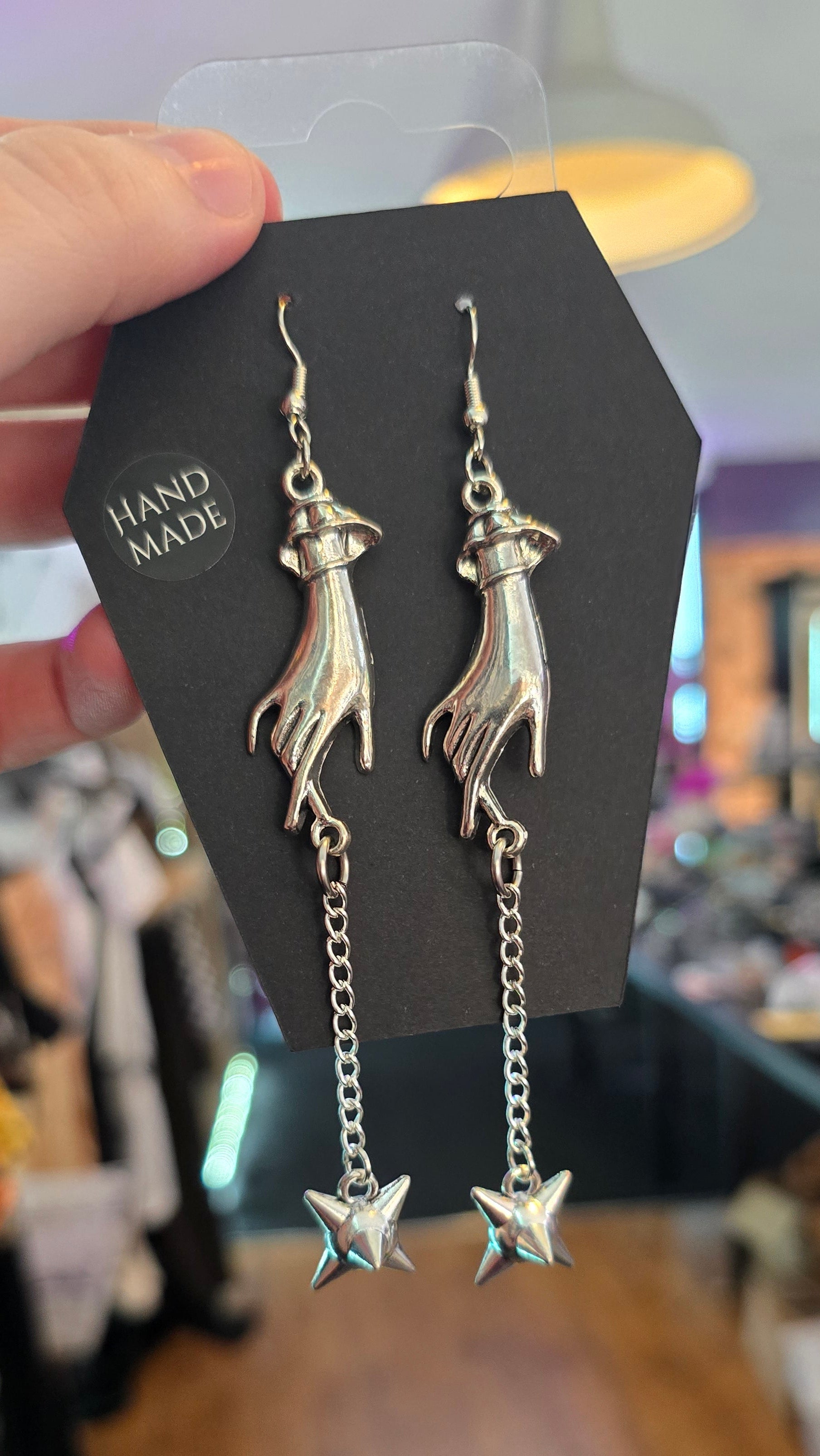 Tethered Morningstar Earrings